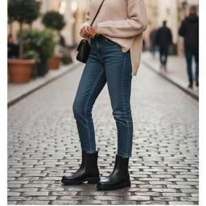 Stylish Black Chelsea Boots for Women